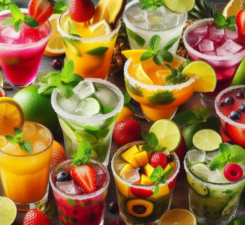 Distintas variantes de la caipirinha